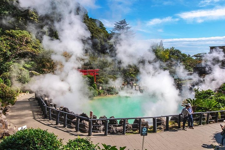 Fukuoka Day Trip to Yufuin, Beppu Hell Onsen and Animal Park - photo