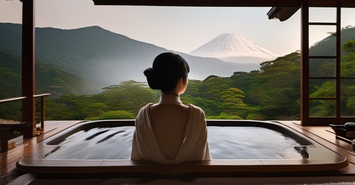 Hakone Onsen Hot Springs with Mount Fuji Views