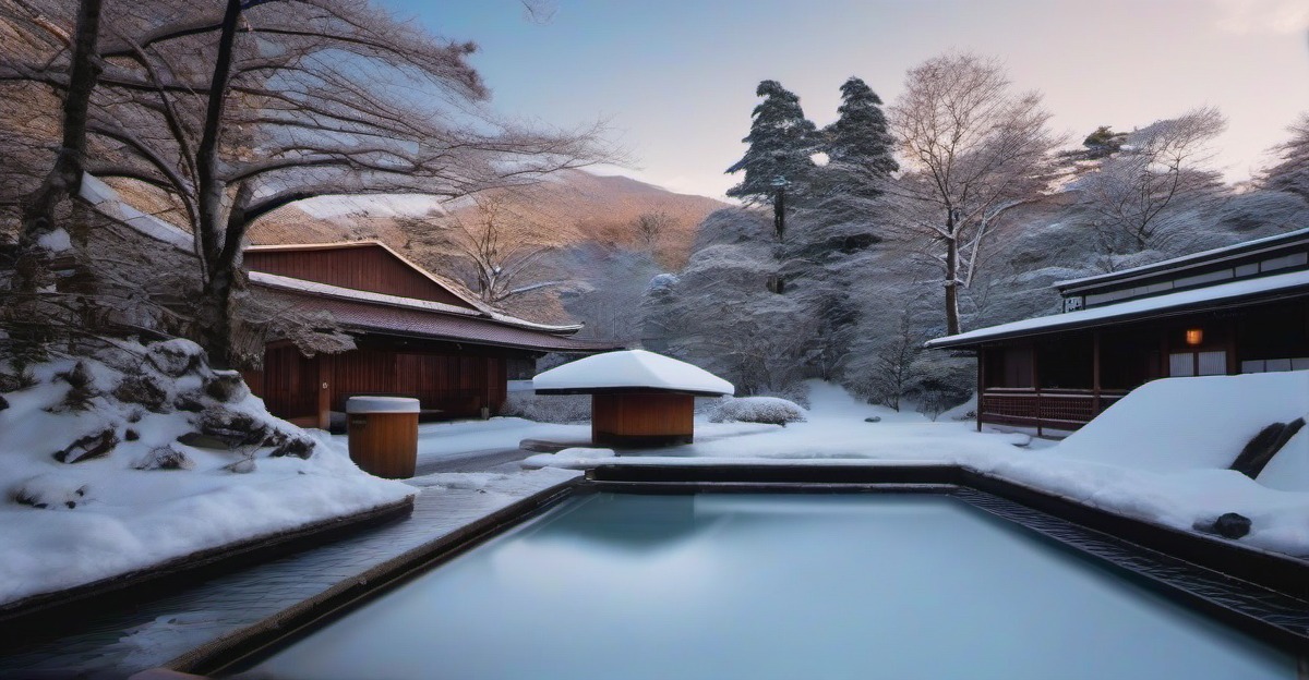 Nyuto Onsen Snow Country Hot Springs in Akita