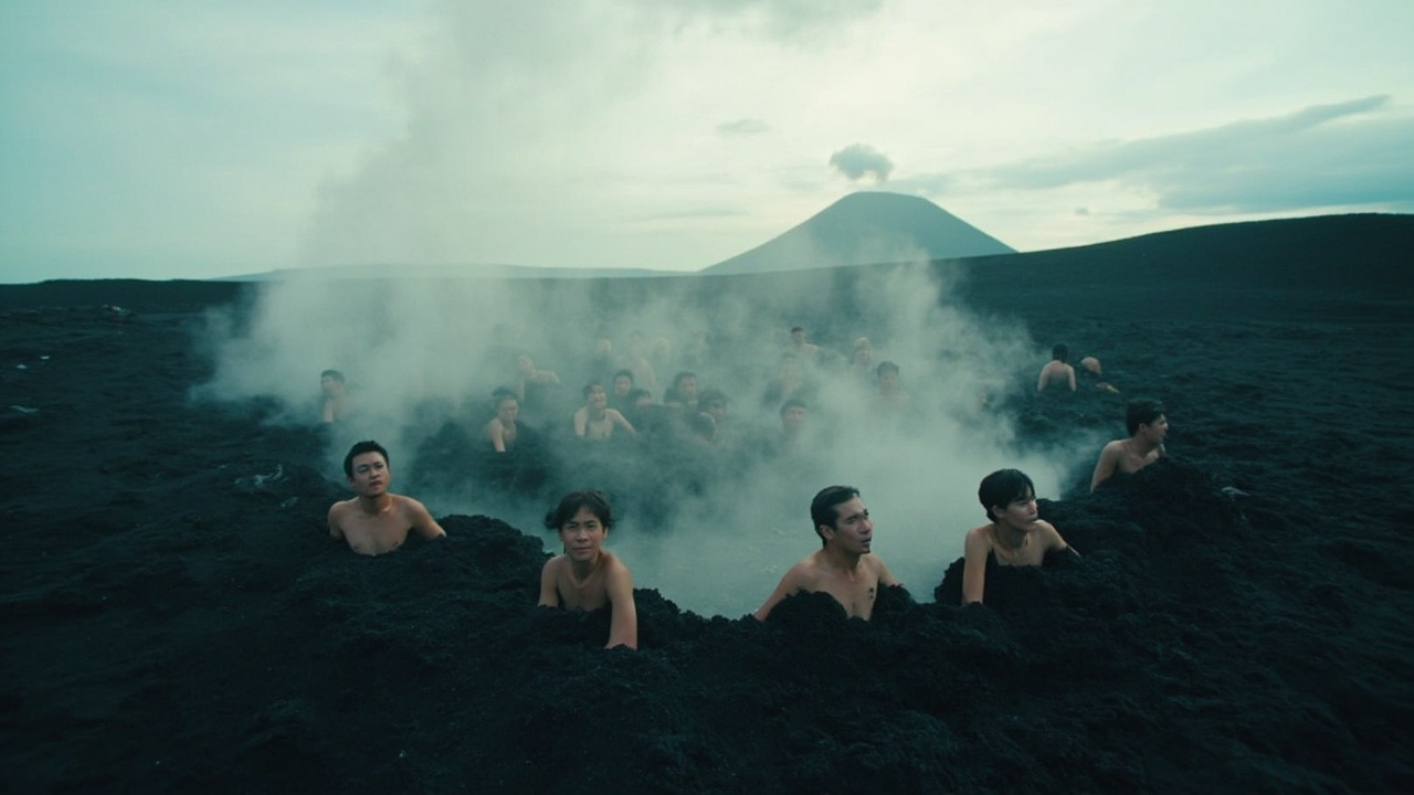 Kagoshima beach sand bath sunamu experience with Sakurajima
